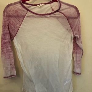 Girly baseball T-shirt size small